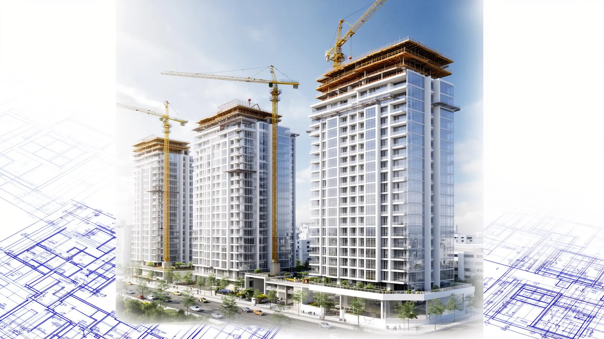 Edificios en construcción